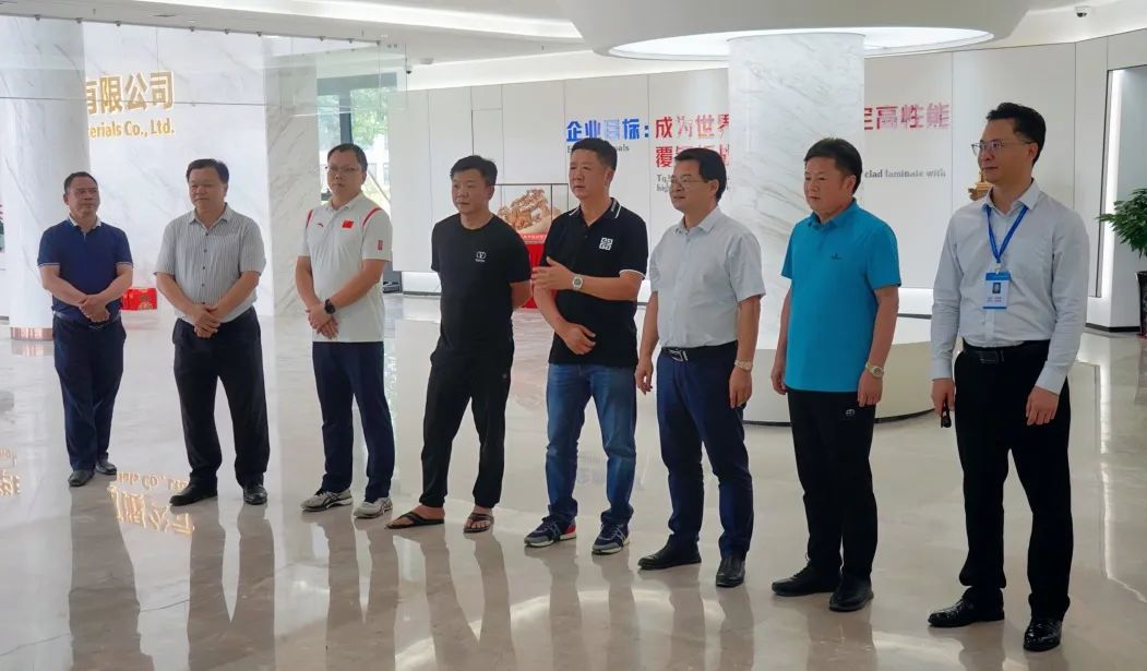 立讯精密王来胜副董事长一行到开云在线登录官网,开云（中国）
材料考察